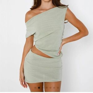 Tiger Mist Cobi Green Skirt